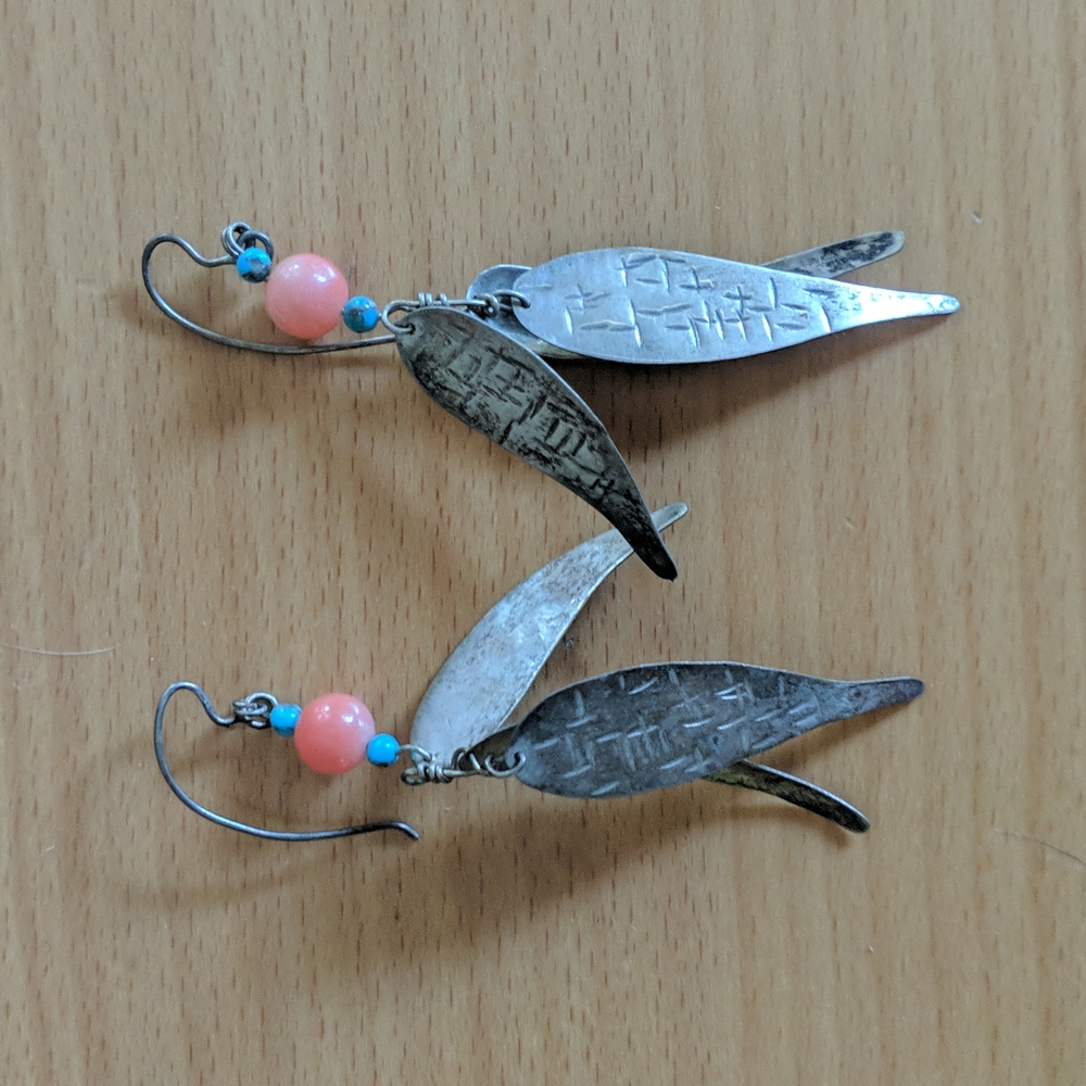 Silver and Turquoise Earrings